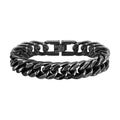 Double Curb Chain Bracelet 15mm — Stainless Steel