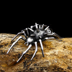 Vintage Gothic Spider Necklace For Men Stainless Steel Punk Animal Pendant Necklace Unique Fashion Jewelry Gifts
