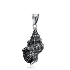 Seashell Pendant — Stainless Steel