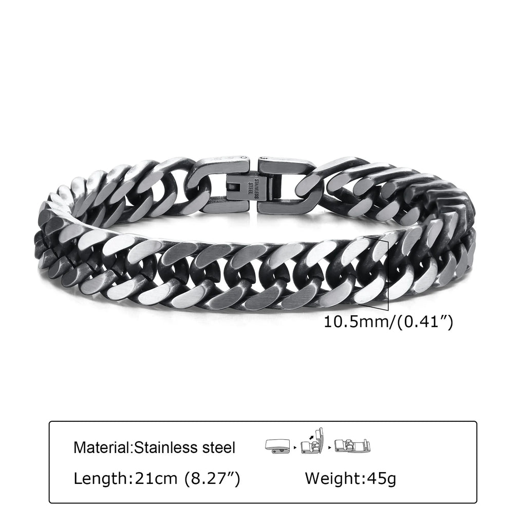 Miami Cuban Link Bracelet — Stainless Steel