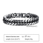 Miami Cuban Link Bracelet — Stainless Steel