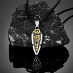 Odin's Spear Arrowhead Pendant Necklace — Steel