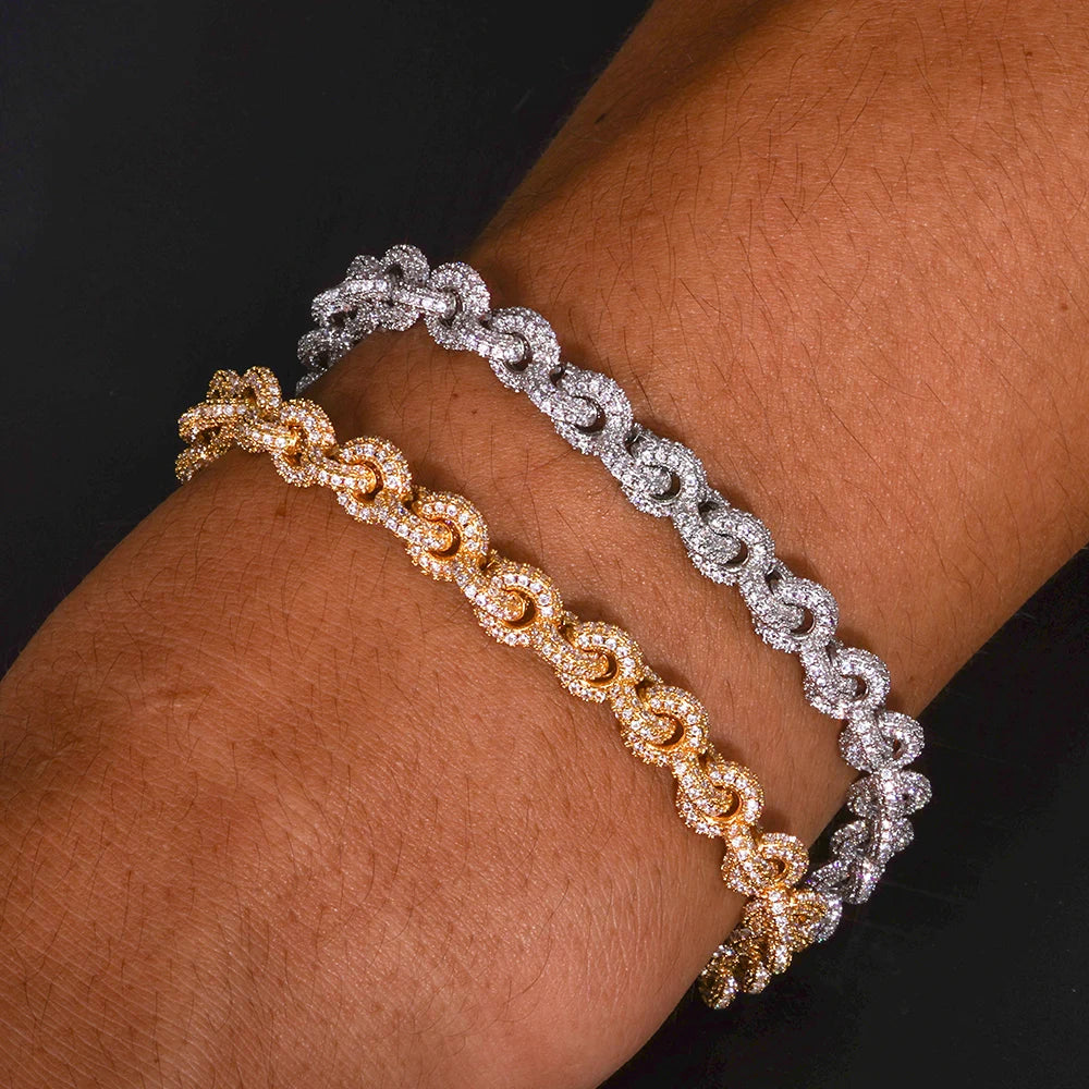 Iced Out Cuban Necklace Stainless Steel O-Chain