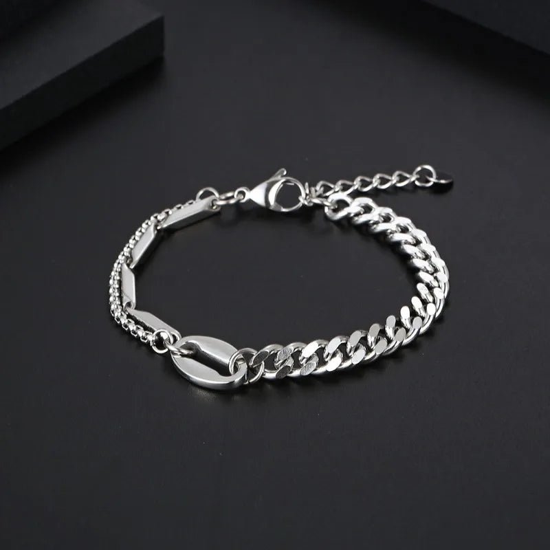 Splicing Bracelet — Stainless Steel