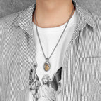St. Christopher Pendant — Stainless Steel