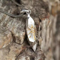 New Vintage Wishing Stone Men's Necklace Personalized Meteorite Pendant Necklace Stainless Steel Sweater Chain Accessories
