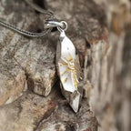 New Vintage Wishing Stone Men's Necklace Personalized Meteorite Pendant Necklace Stainless Steel Sweater Chain Accessories