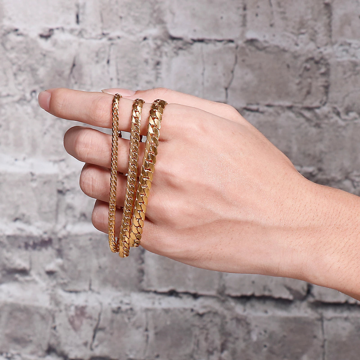4/5/7mm Snake Chain Shiny Polished Link Couple Bracelet Simple Stainless Steel Trend Jewelry Gifts Multiple Sizes