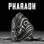 Egyptian Pharaoh Ring — Stainless Steel