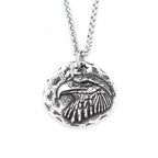 Eagle Steel Pendant Vintage Head 316L American