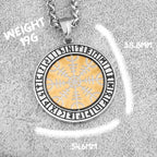 Viking Compass/Norwegian Runes Rotating Necklace Men's Nordic Amulet Hip Hop Boutique Biker Pendant Stainless Steel Jewelry Gift