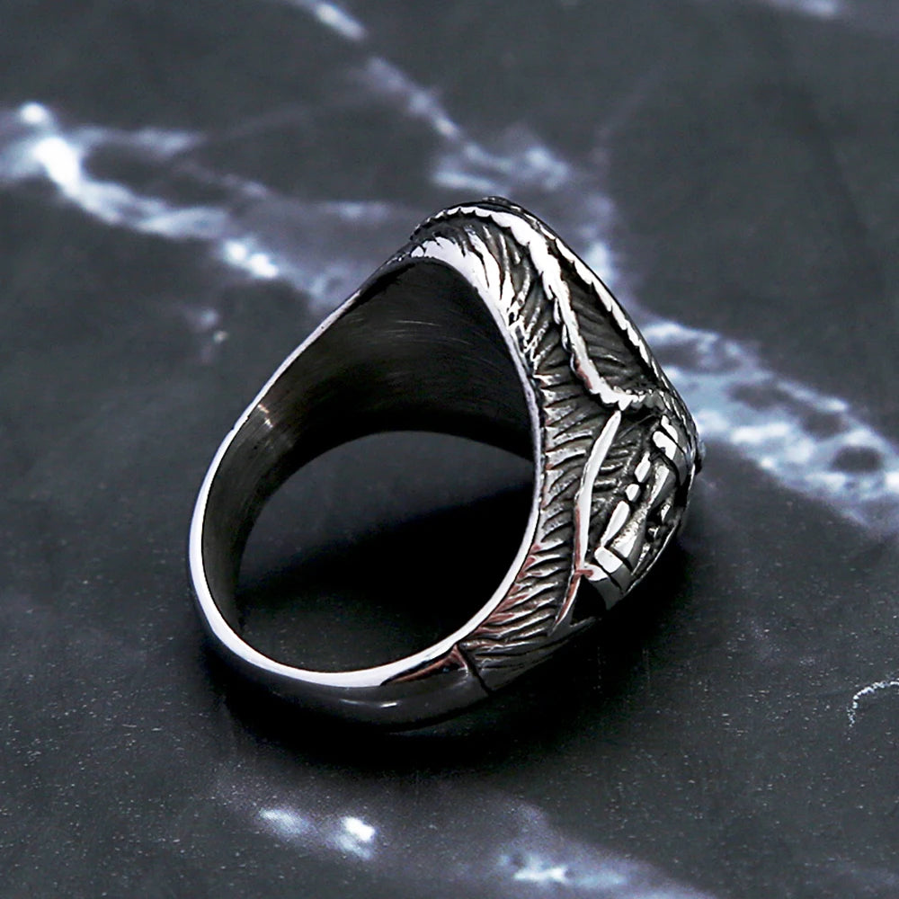 Viking Lighthouse Ring — Stainless Steel