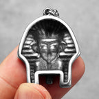 Egyptian Pharaoh Stainless Steel Pendant Necklace