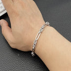 Byzantine Chain Bracelet — Simple Aesthetic, 316L Stainless Steel