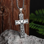 Orthodox Cross Stainless Steel Pendant Necklace