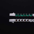 Silver 925 Moissanite Tennis Bracelet Iced Out