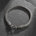 Silver Stainless Steel Keel Bracelet Statement