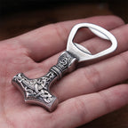 Viking Thor Hammer Bottle Opener — Stainless