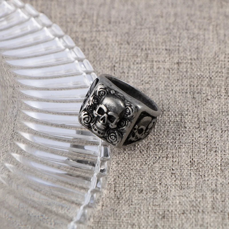 Gothic Skull Ring for Men — Biker Styles, Stainless Steel