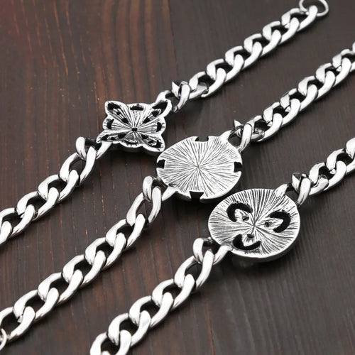 Celtic Knot Chain Bracelet — Stainless Steel
