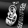 Jesus Cross Gold Pendant Necklace