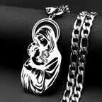 Jesus Cross Gold Pendant Necklace