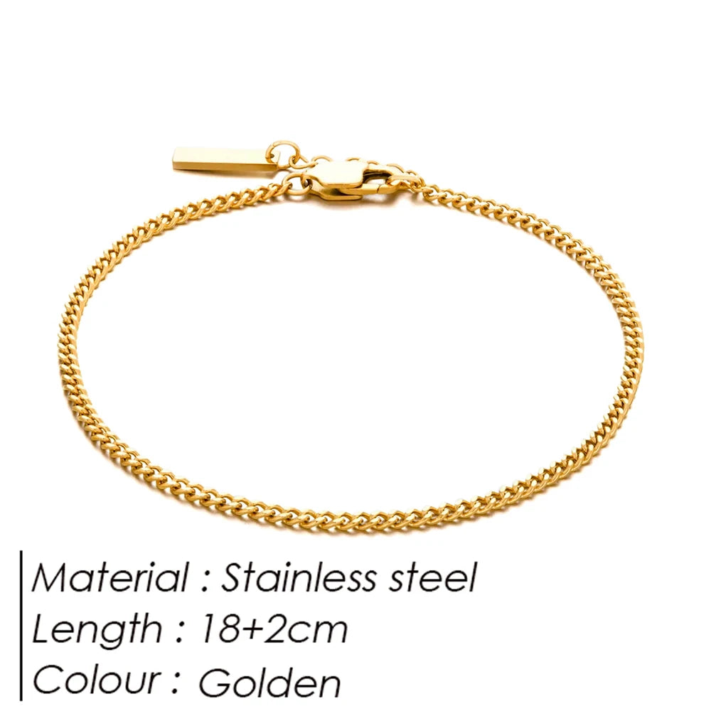 Cuban Chain Bracelet — Gold