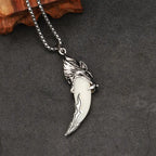 Wolf Steel Pendant Chinese Style Versatile Imitation
