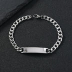 Steel Bracelet 7MM Hand Punk Street Style