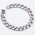 Vintage Solid Stainless Steel Charm Man Bracelet for Men Totem Chain Men‘s Bracelets On Hand Bands Viking Jewelry