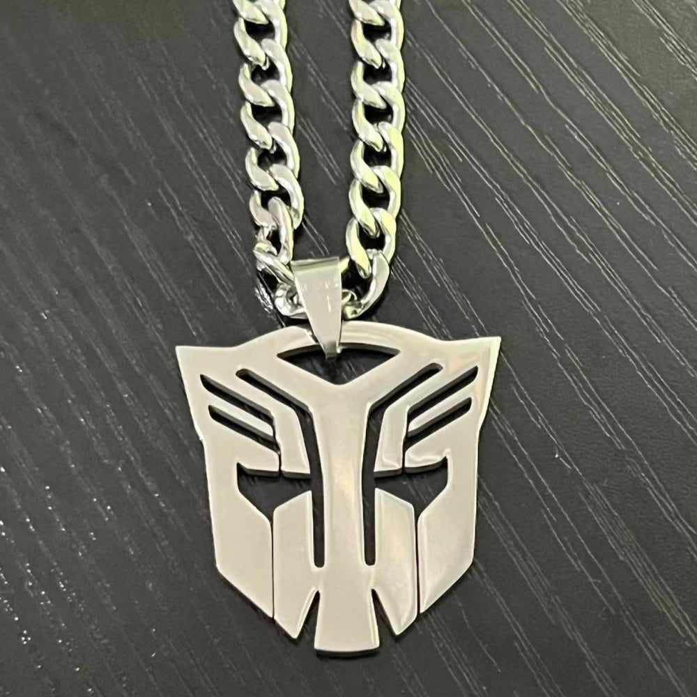 Steel Pendant Anime Movies Autobots Sign