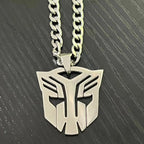 Steel Pendant Anime Movies Autobots Sign