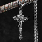 INRI Jesus Cross Pendant — Stainless Steel