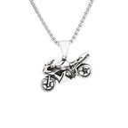 Motorcycle Steel Pendant Vintage Punk Knight Unique