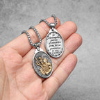 St. Christopher Pendant — Stainless Steel