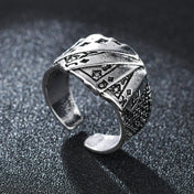 2021 Vintage Rock Poker Silvery Opening Rings For Men Women Jewelry Accessories Lucky Ring Fashion Anniversary Gift Hot