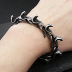 Vintage Punk Unique Snake Bracelets For Men Women 316L Stainless Steel Hip Hop Biker Vikings Animal Bangles Charm