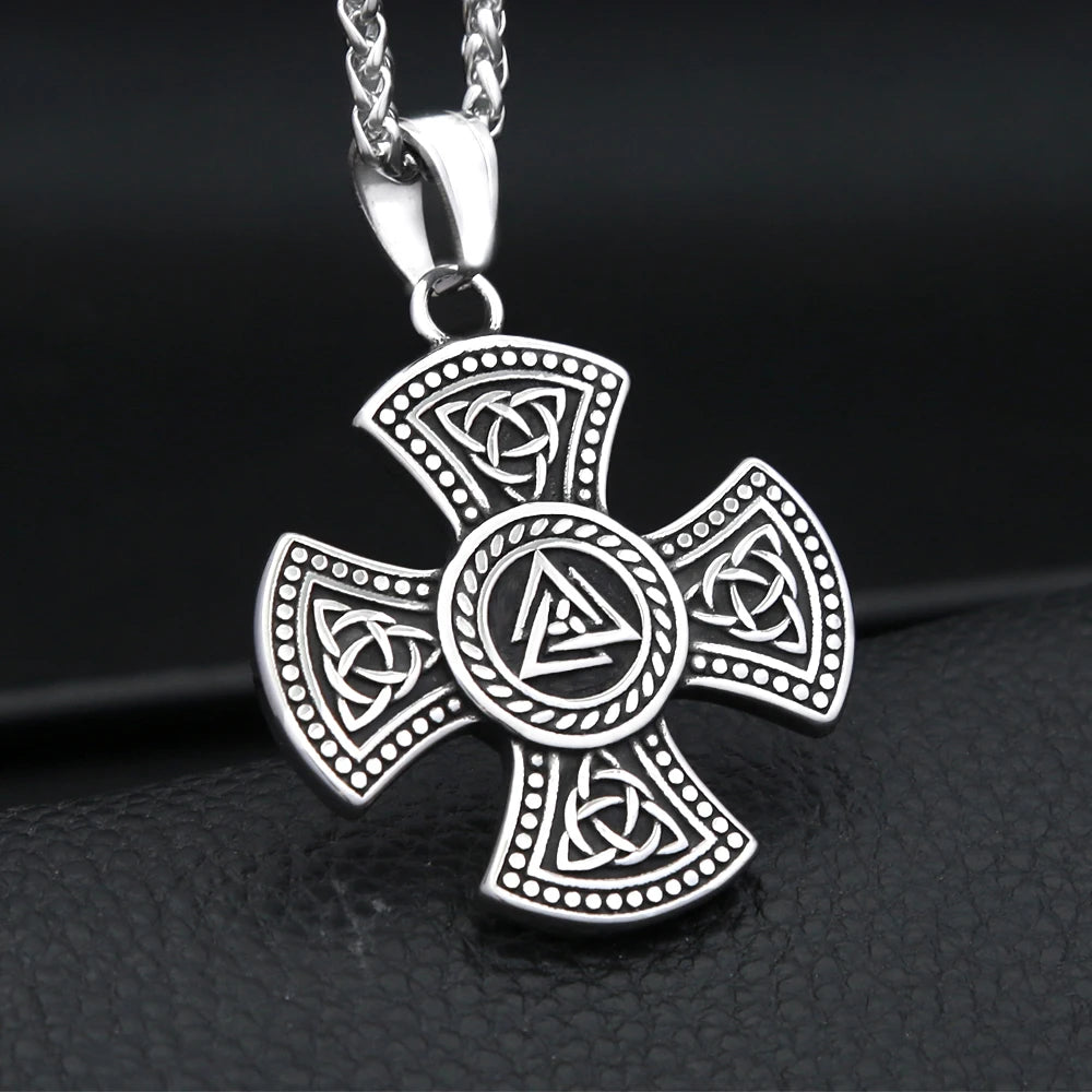 Viking Celtic Knot Pendant — 316L Stainless Steel