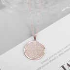 Stainless Steel Islamic Imam Ali Zulfiqar Sword Pendant Necklace Quran Pendant Shia Islamic Jewelry for Men and Women