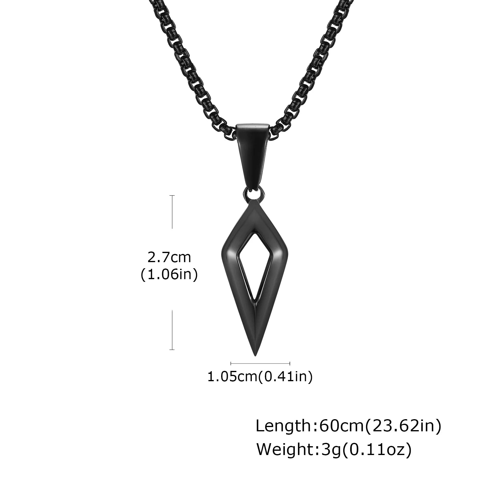 Casual Geometric Necklace for Men Boys,Stainless Steel Four Pointed Star Collar,Hiphop Punk Jewelry Gift