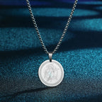 CHENGXUN Dainty Chef Knife Pendant Necklace for Women Men Steel Knife Charm Neck Chain Male Talisman Amulet Protection Jewelry
