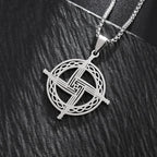 Inverted Cross Stainless Steel Pendant Necklace