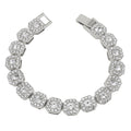 Tennis Steel Bracelet 13MM Wide Full Zircon