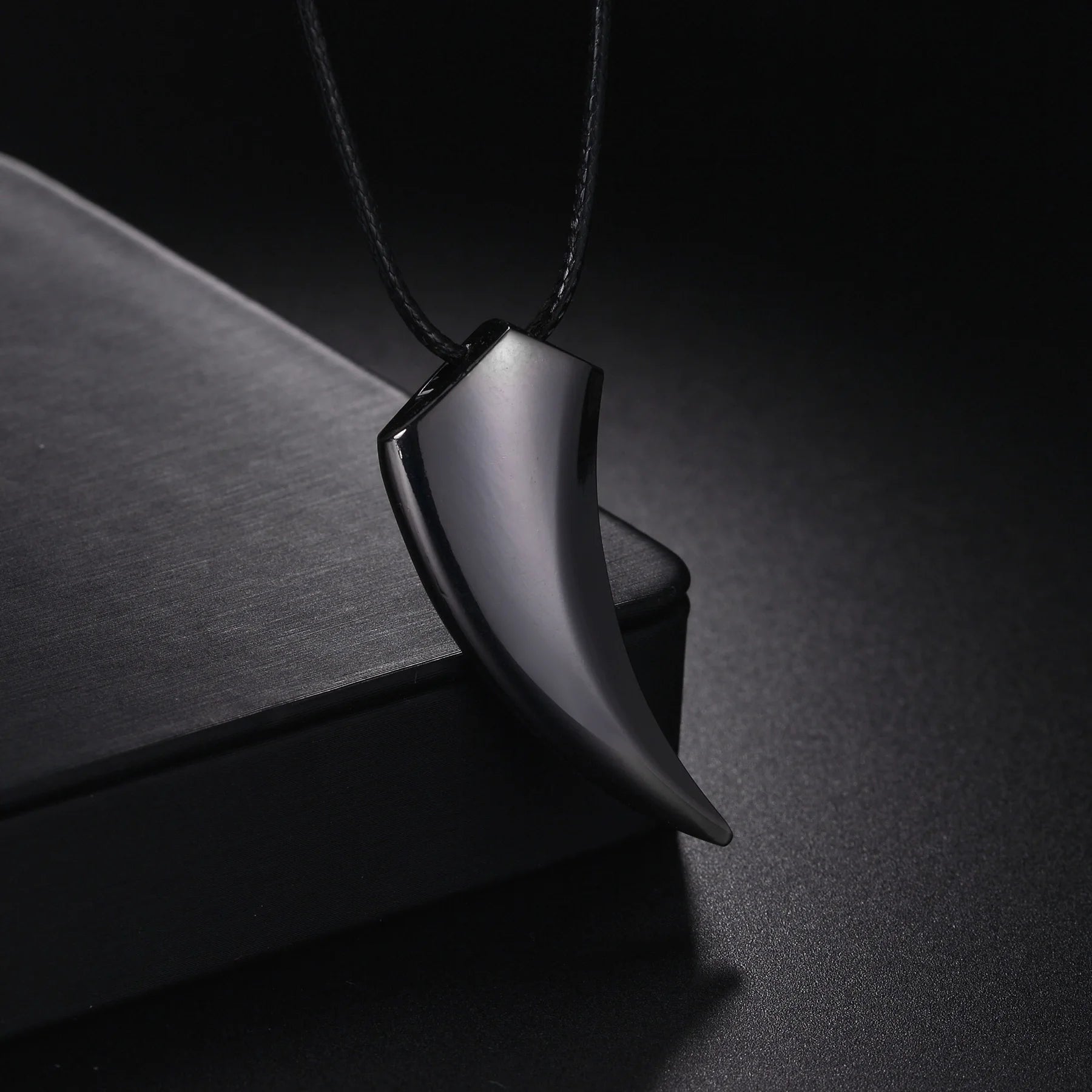 Wolf Stainless Steel Pendant Necklace