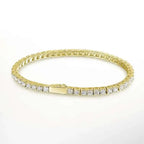 gold bracelet men Moissanite Tennis Bracelet Original S925 Sterling Sier Plated White Gold With GRA Bracelets For Women Man