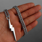 Minimal Pendant Necklace — Stainless Steel