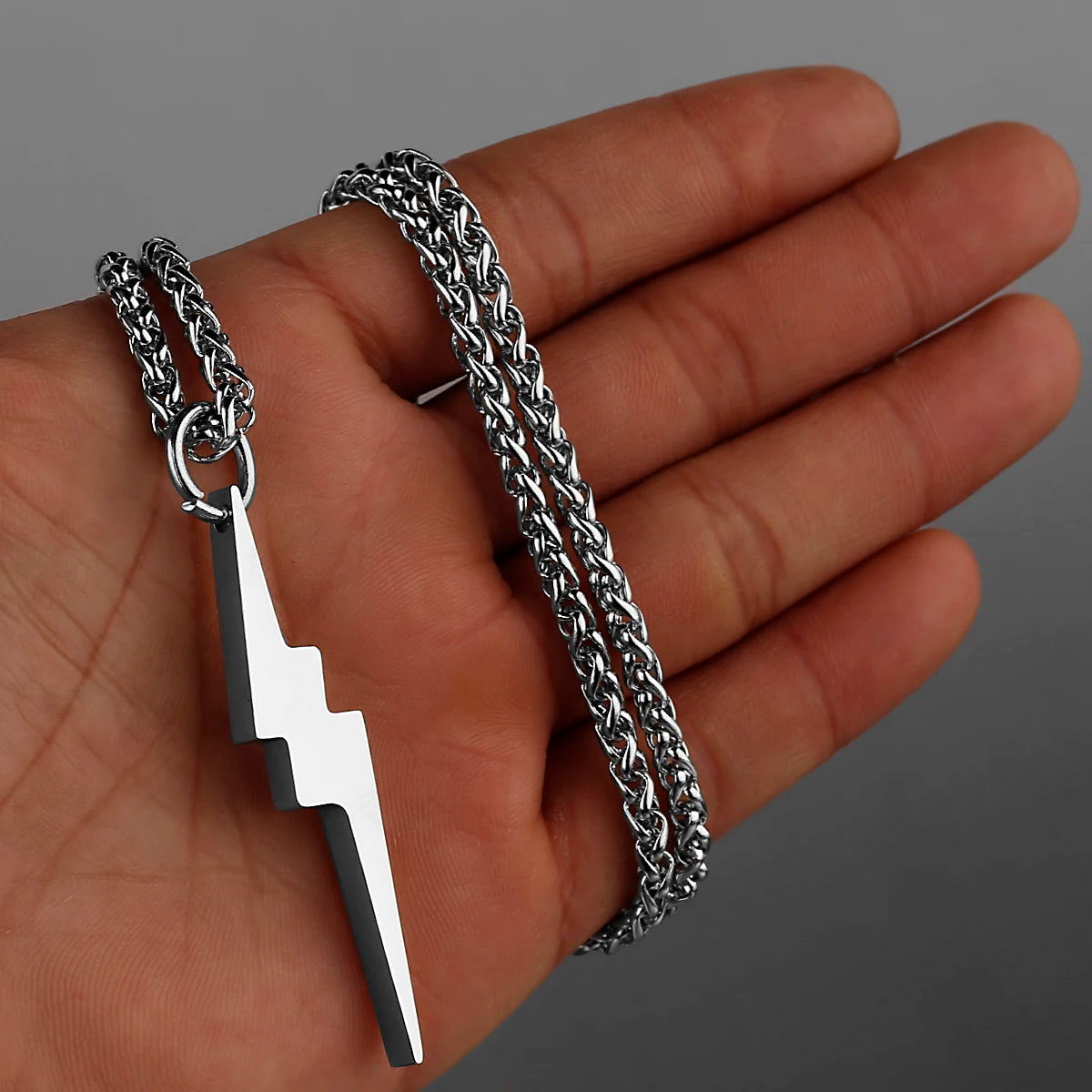 Minimal Pendant Necklace — Stainless Steel