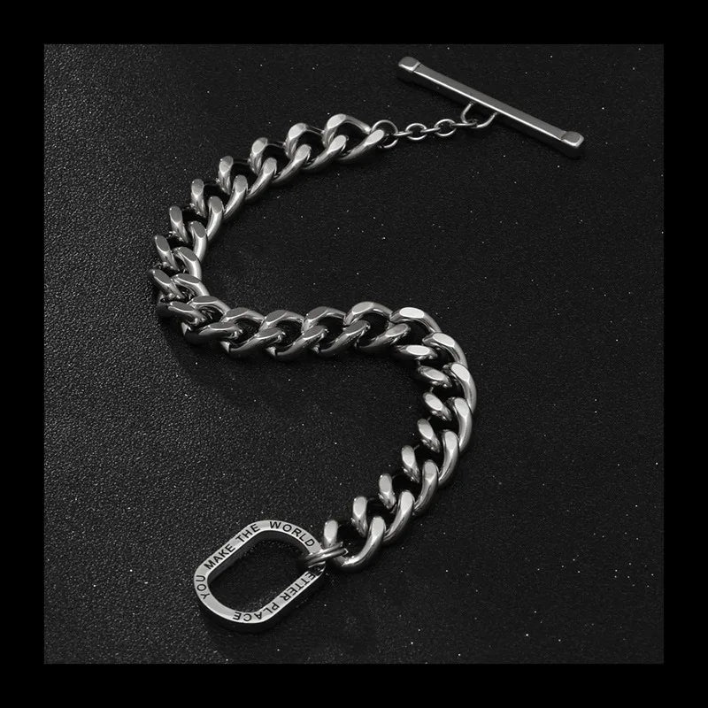 Emperor Chain Bracelet — Silver Stainless