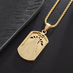 Stainless Steel Christian Virgin Mary Pendant Our Lady of Guadalupe Necklace Women's Religious Lucky Amulet Jewelry Gift