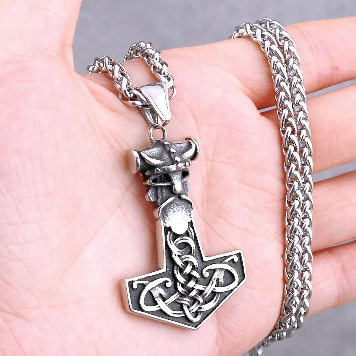 Nordic Vikings Tree of Life Odin Necklace Various Men Celtic Amulet Pendant Stainless Steel Vintage Charm Punk Jewelry